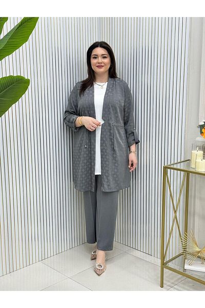 GK Σετ τουνίκ 3 τεμαχίων από ύφασμα Silk Jacquard Effect