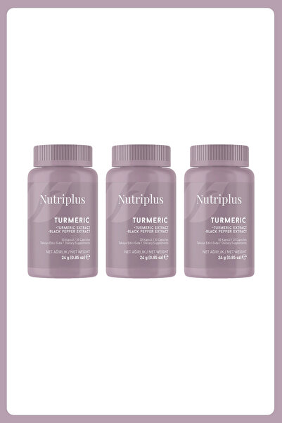 Farmasi Nutrıplus Turmerıc Capsule 30 Kapsül - 3 Adet