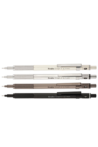 Scrikss Versatil Kalem Graph-X Metal Renkler 0.7 MM 16 LI