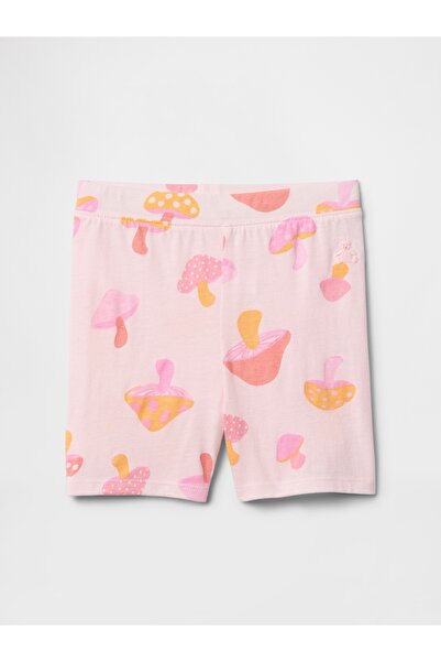 GAP Kız Bebek Pembe Desenli Bisiklet Şortu