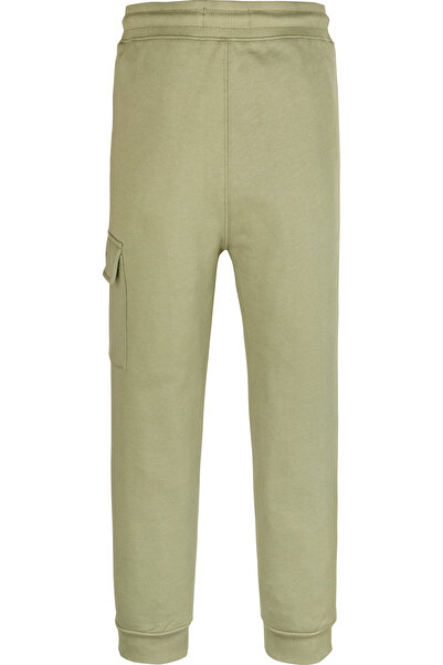 Calvin Klein Boys Green Relaxed Tapered Leg Sweatpant