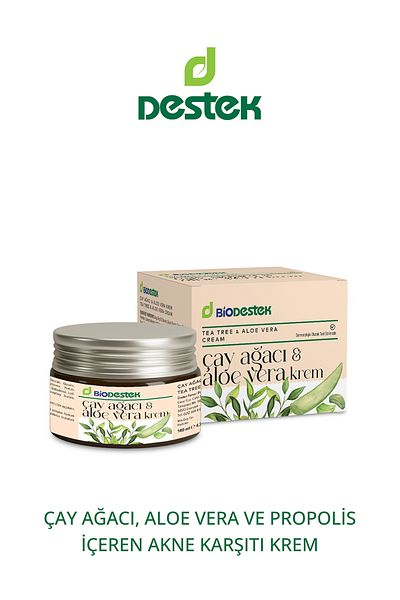 Destek Tea Tree and Aloe Vera Care Cream 140 ml