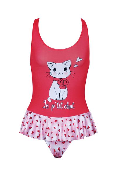 Kom Girl's Cat Swimsuit