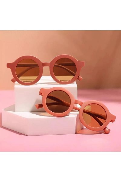 Kinary Uv400 Eye Protective Scandinavian 1-13 Years Old Sunglasses 4023 Lilac