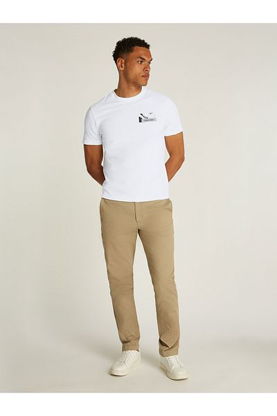Calvin Klein Calvin Klein Men White Back Logo Graphic Short Sleeve T-Shirt