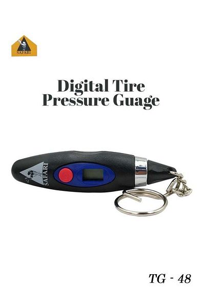 Safari Digital Tire Pressure Gauge Portable Mini LCD Air Pressure Tester