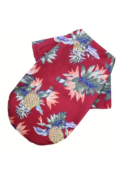 For a Fur Dog Shirt Hawaiian Shirt Pink Fuchsia