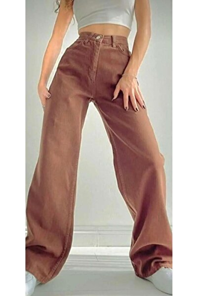 jsshop collection ΓΥΝΑΙΚΕΙΑ ΨΗΛΟΠΟΙΗΜΕΝΑ ΦΑΡΔΙΑ ΠΟΔΙΑ ΧΑΛΑΡΑ PALAZZO WIDE LEG JEANS (ΝΕΑ ΣΕΖΟΝ)