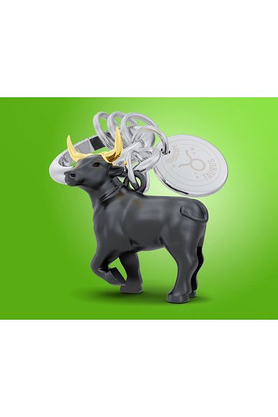 Metalmorphose Zodiac Collection Taurus Keychain / Bag Accessory