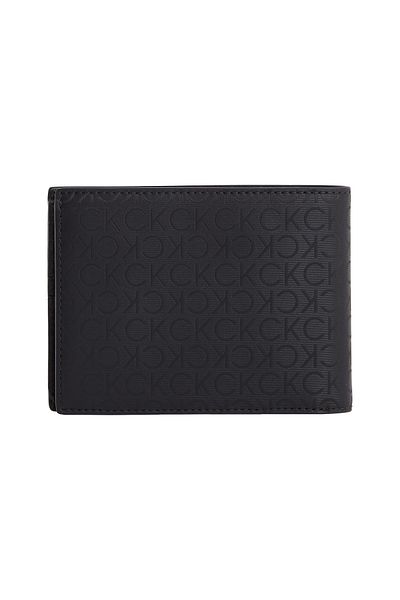 Calvin Klein Men Black Sleek 10C Trifold Wallet