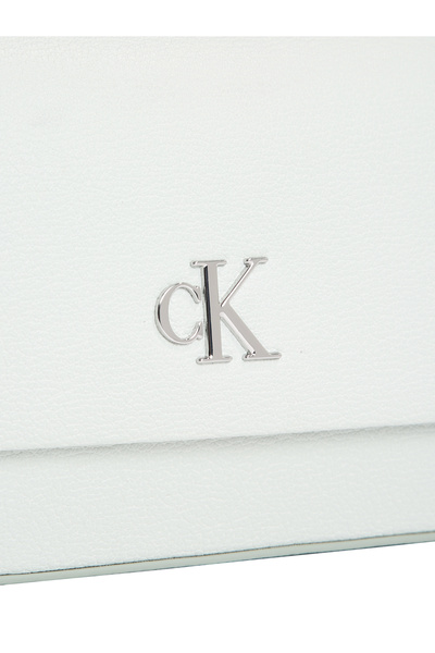 Calvin Klein Calvin Klein Gray Minimal Monogram Crossover Bag