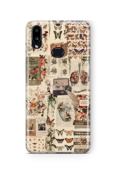 Multitronic Samsung Galaxy A10s Uyumlu Garden Flowers Tasarım Baskılı Şeffaf ...