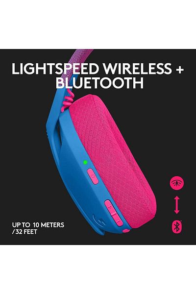 logitech Casti Gaming Wireless LOGITECH G435 LIGHTSPEED, Bluetooth (Albastru)