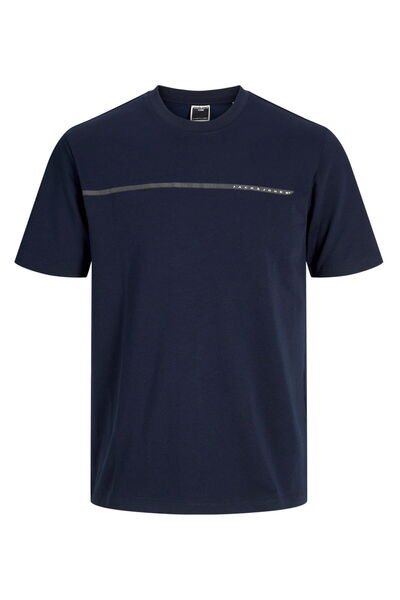 Jack & Jones Μπλουζάκι με λεπτομέρεια λογότυπου σε μεγάλο μέγεθος - Fusion