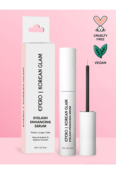 KOREAN GLAM Kirpik ve Kaş Güçlendirici Serum 3ml Besleyici Dolgunlaştırıcı