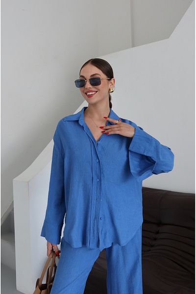 Laluvia Set kimono albastru Beijing - 912059