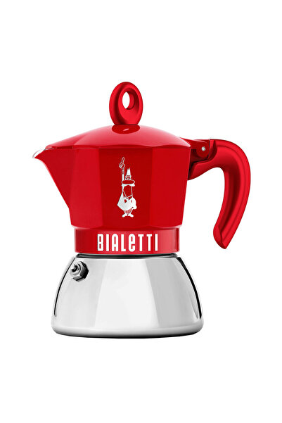 Bialetti İndüksiyon Mokapot Kırmızı (4 CUP)