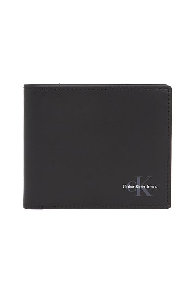Calvin Klein Calvin Klein Men Natural Black Mono Logo Bifold Wallet