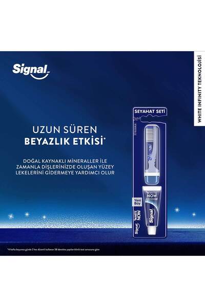 Signal White Now Diş Macunu 14 ml +Diş Fırçası Seyahat Seti