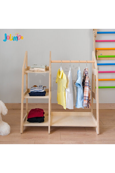 Montessori Oyuncak Rafı ve Askılık