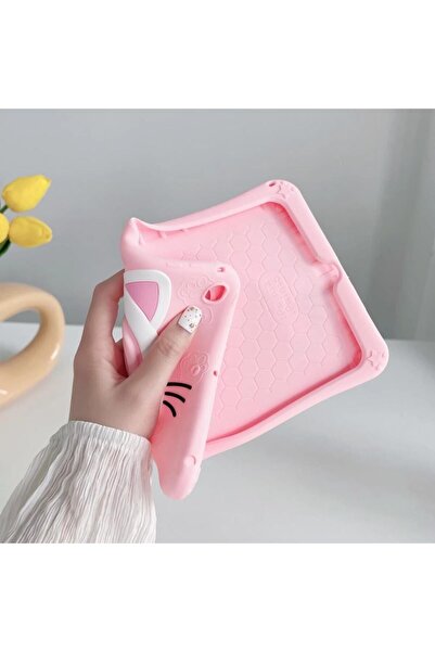 UnDePlus حافظة لهاتف سامسونج جالاكسي تاب S6 لايت 2024 - P620 P610 أناقة، قطة للأطفال 13-15-17