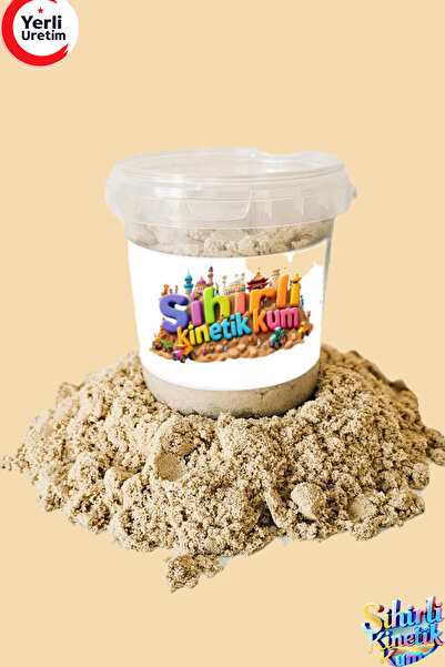 House ID Natural Magic Natural Kinetic Sand - 1000 Gr / 4 Molds with Gift