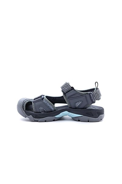 HUMTTO Closed Toe Velcro Gray Women's Outdoor Trekking Sports Sandals