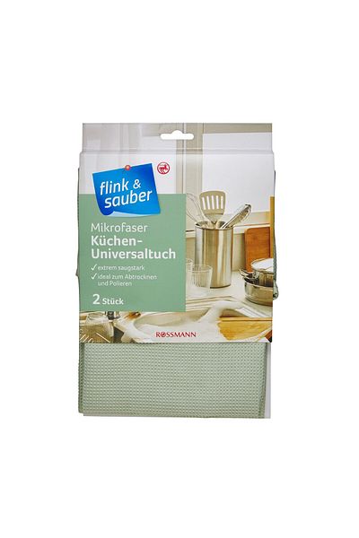 Flink Sauber Kitchen Cloth Microfiber All Surfaces 40x60 cm 2-pack