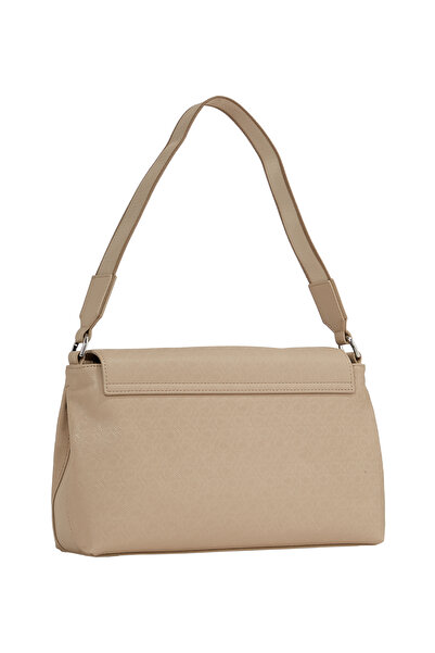 Calvin Klein Calvin Klein Beige Must Mono Satchel Bag