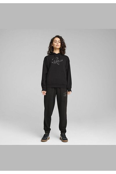 Puma Dámská mikina s kapucí ESS SCRIPT Comfort