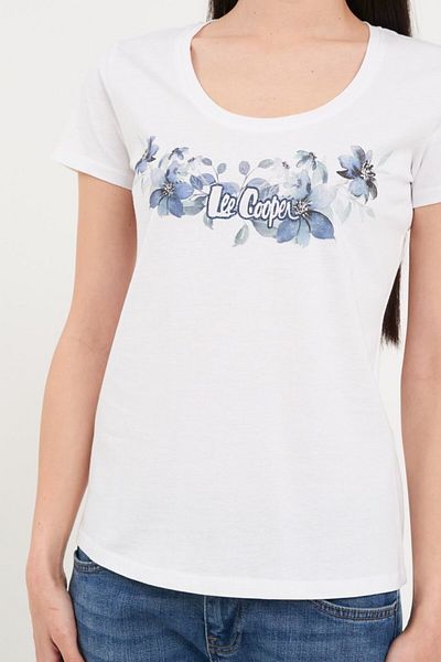 Lee Cooper Tricou dama cu imprimeu floral cu logo