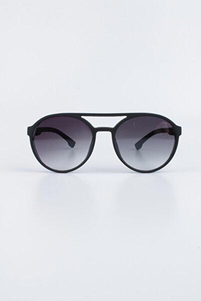 Silvio Monetti Men's Black Gradient UV 400 Protected Sunglasses 23sm15143r02