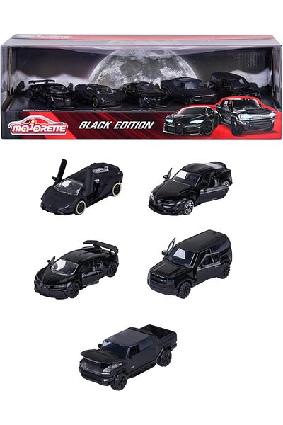 Majorette Black Edition Die-Cast 5-Pcs Giftpack