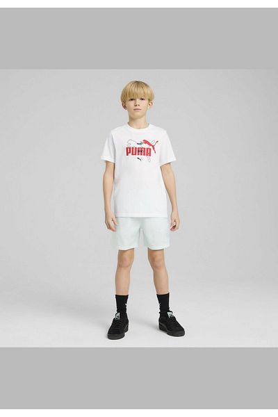Puma Essentials Logo Lab Summer Woven Shorts Youth