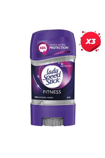 Lady Speed Stick X3 - LADY SPEED STICK ANTIPERSPIRANT STICK 65G GEL FITNESS
