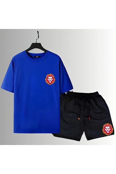 Biy Store Dries Mertens Back Football Jersey Printed Unisex Blue T-Shirt Regular Fit T-Shirt Shorts Set