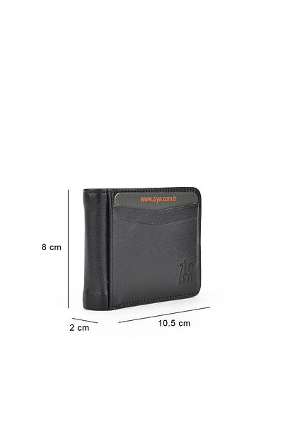 Ziya Men's Genuine Leather Wallet Black 1519841 Zy310