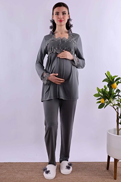 ByLohusa Effortt Smoked Maternity Maternity Pajama Set