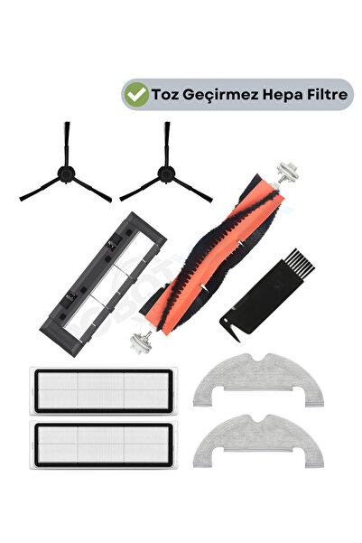 robotyedek Set de acoperitoare pentru perie de mop, compatibil cu Dreame Z10 ...