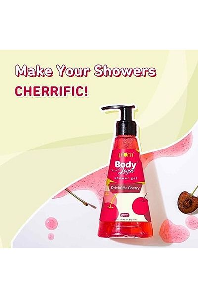 PLUM BodyLovin' Shower Gel, Drivin' Me Cherry Shower Gel (Body Wash)