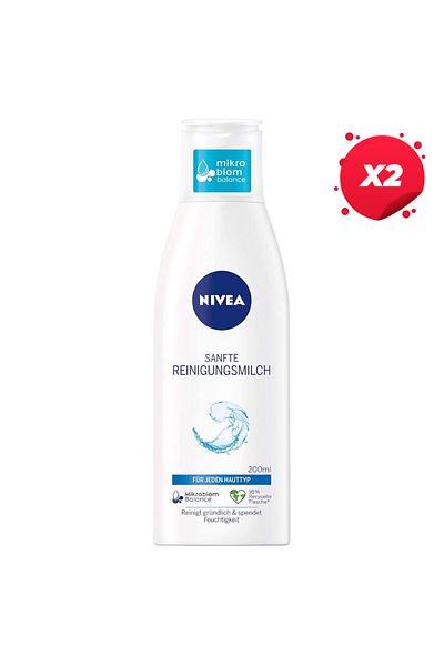 NIVEA X2 - NIVEA CLEANSING MILK 200ML SOFT