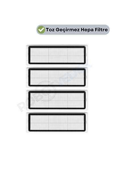 robotyedek Xiaomi Vacuum Mop 2 Ultra - 4 bucăți filtru de înlocuire Hepa