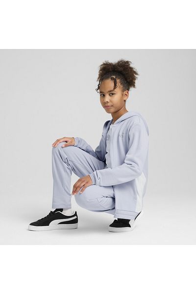 Puma Metallic Hooded Sweat Suit Youth