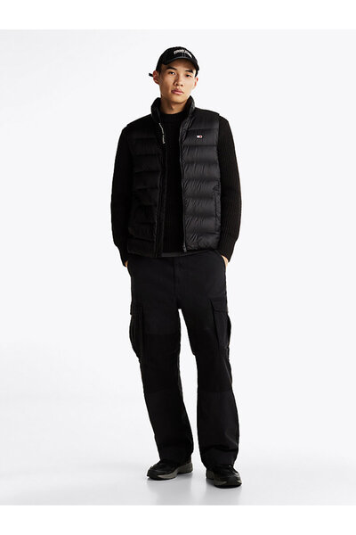 Tommy Hilfiger Erkek Siyah Yelek