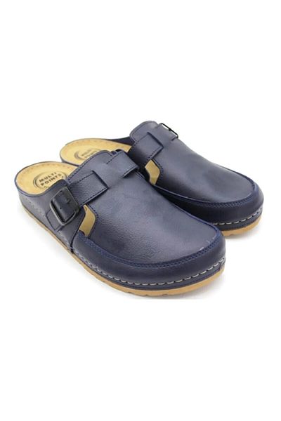 XJIM Unisex Daily Navy Blue Anatomical Comfortable Sole Sabo Cook Pharmacist Slippers