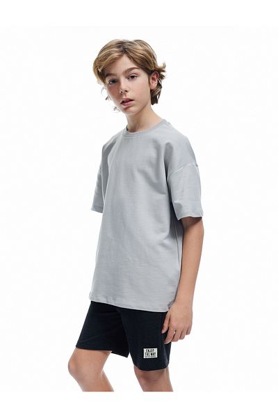 Koton Tricou de bază din bumbac cu mânecă scurtă