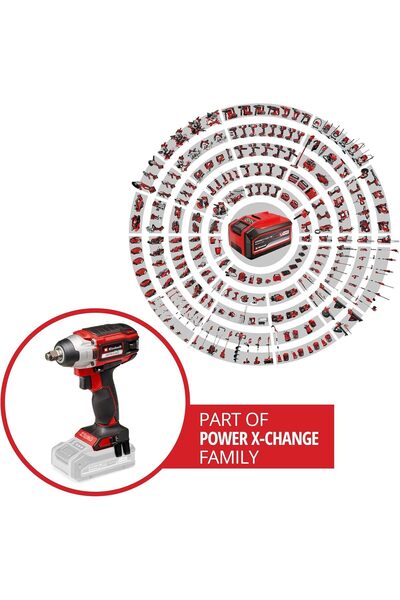 Einhell Impaxxo 18/230 - Solo, Kömürsüz Akülü Darbeli Somun Sıkma - 4510080