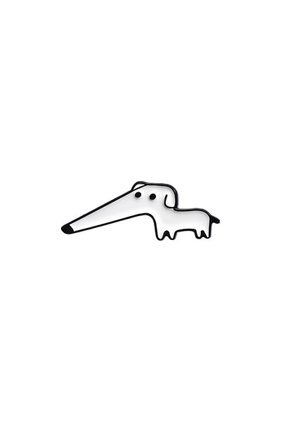 Choice QHXZ508 Cute Proboscis Dog Enamel Pins Custom Let Me Do It For You Brooch Lapel Badges Cartoon Anima