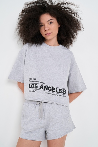 Timeout Hanorac dama cu maneca scurta cu mesaj text