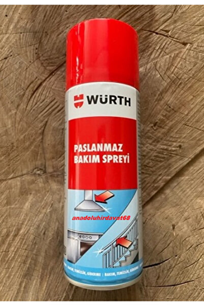 Würth 400 ml Paslanmaz Krom Çelik Bakım Spreyi Germany